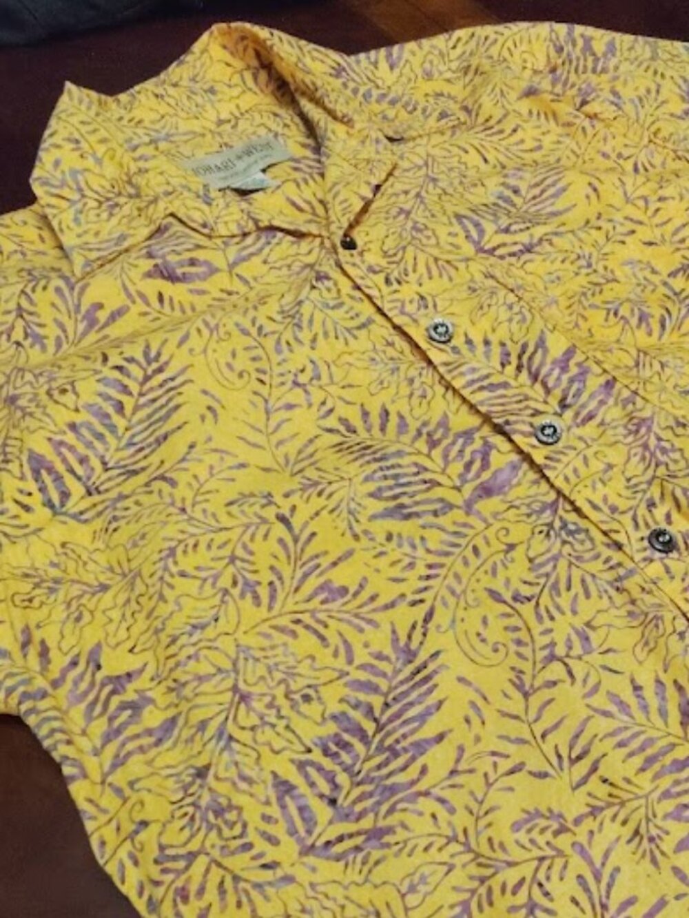 Johari West Men's Hawaiian Shirt sz M